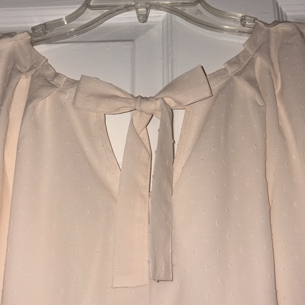 NWT Women's LC Lauren Conrad Pleated Scoopneck Top - Picture 7 of 7